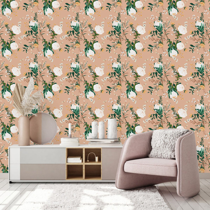 Floral Tile, 125" L x 25" W