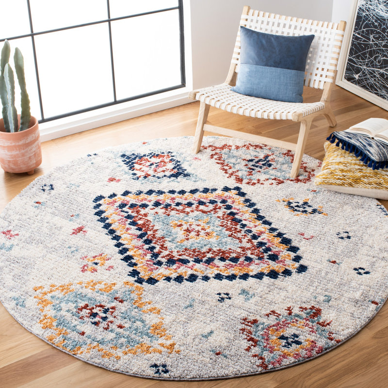 Robitaille Performance Southwestern Rug, Round 6'7"