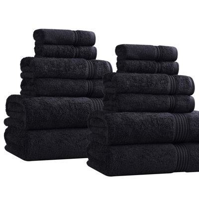 Guadlupe 12-Piece Egyptian Cotton Towel Set