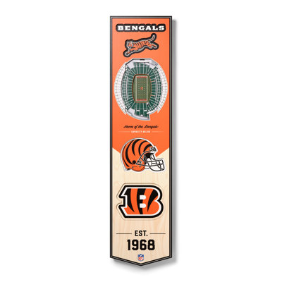 NFL 3D 8x32 Stadiumview Banner