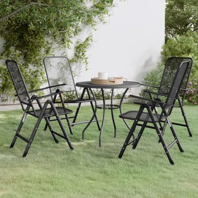 Alevia 4 - Person Patio Dining Set with Round Table