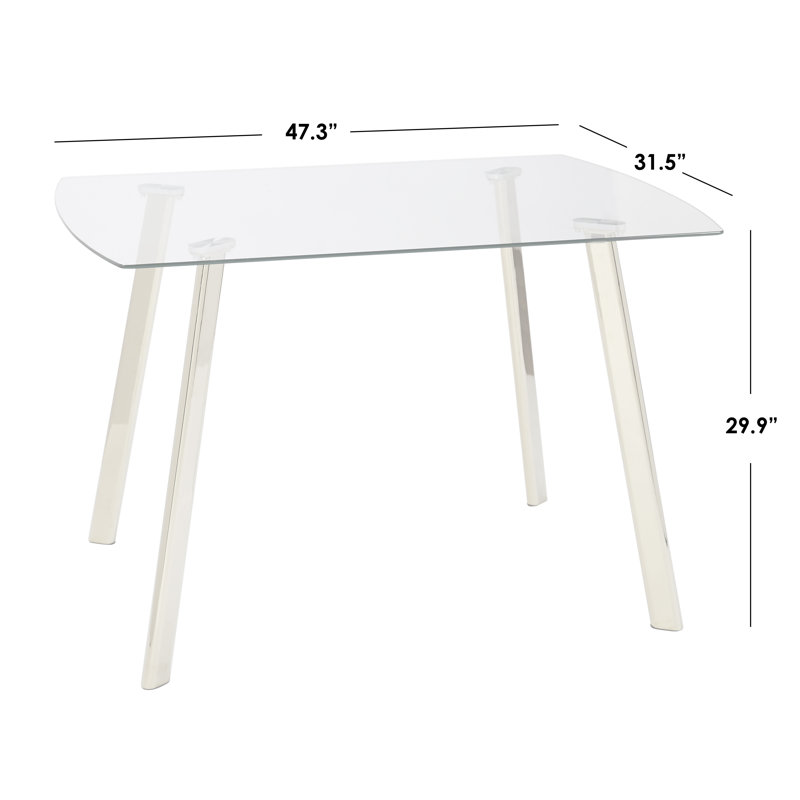 Ensemble repas pour 4 personnes Leia, Noir