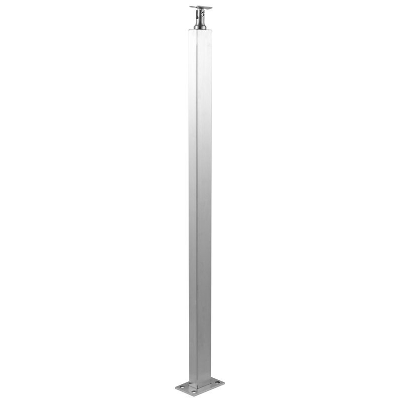 Ensemble de poteau de rampe d'escalier simple sans trou