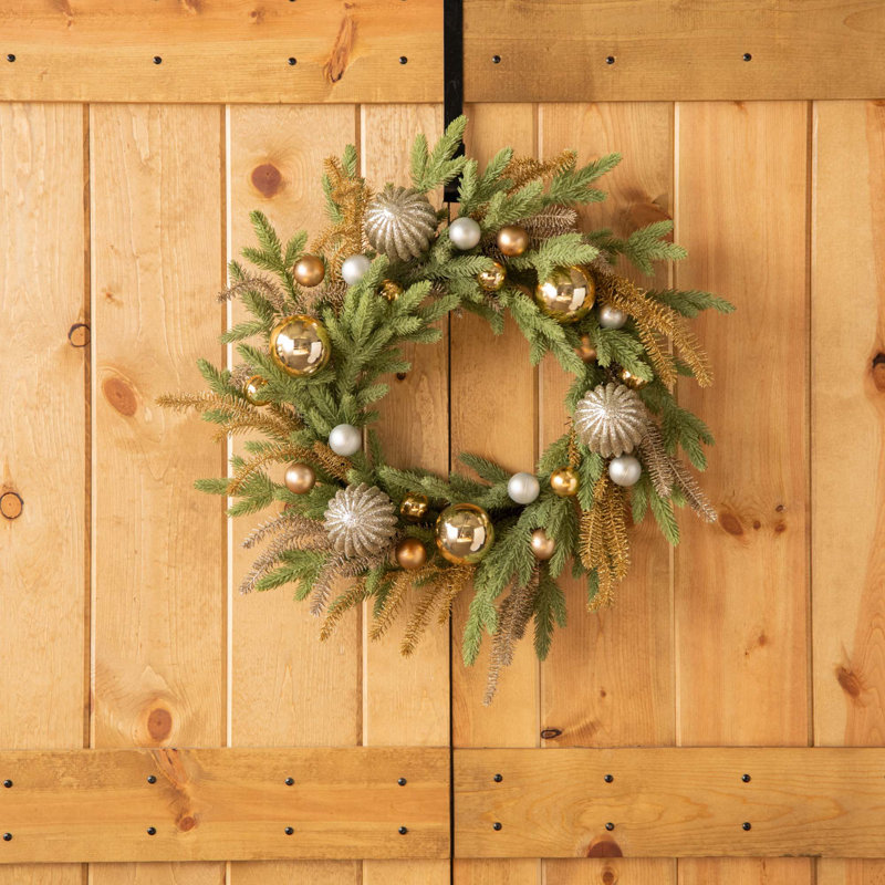 Handcrafted Faux Pine 26'' Wreath