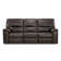 Elha 89'' Genuine Leather Dual-Power Zero Gravity Reclining Sofa