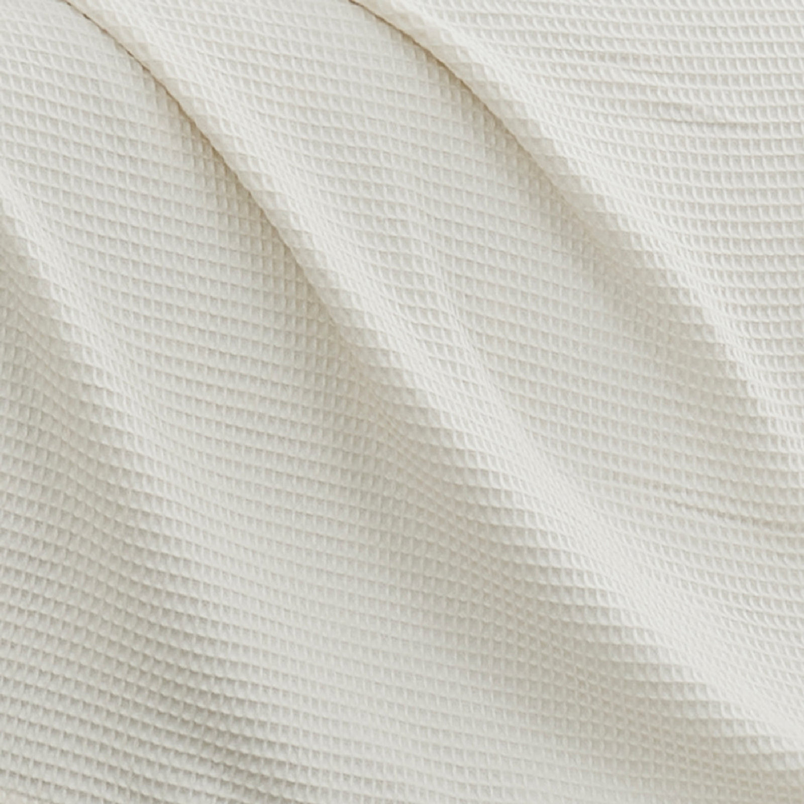 Cotton Throw Blanket, Ivory, Throw