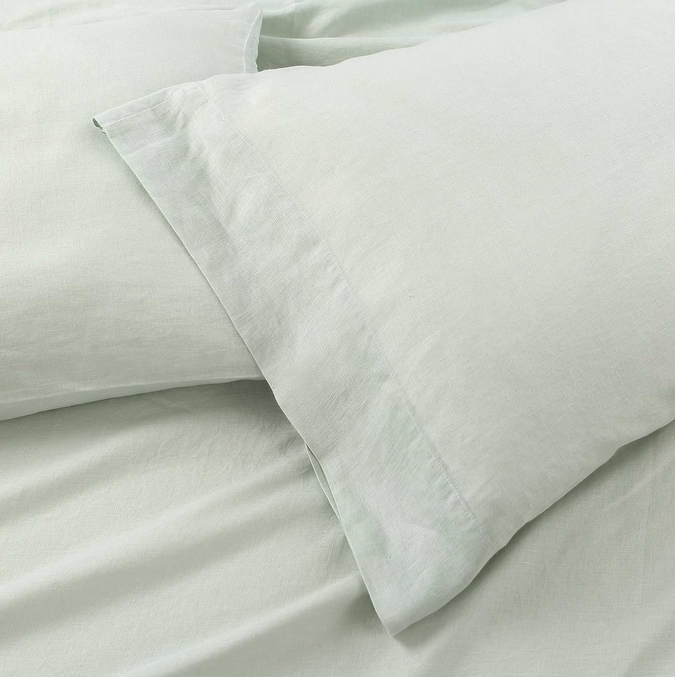 Frazier 100% Linen Machine Woven Sheet Set, King Sheet Set with 2 Pillowcases, Smoke