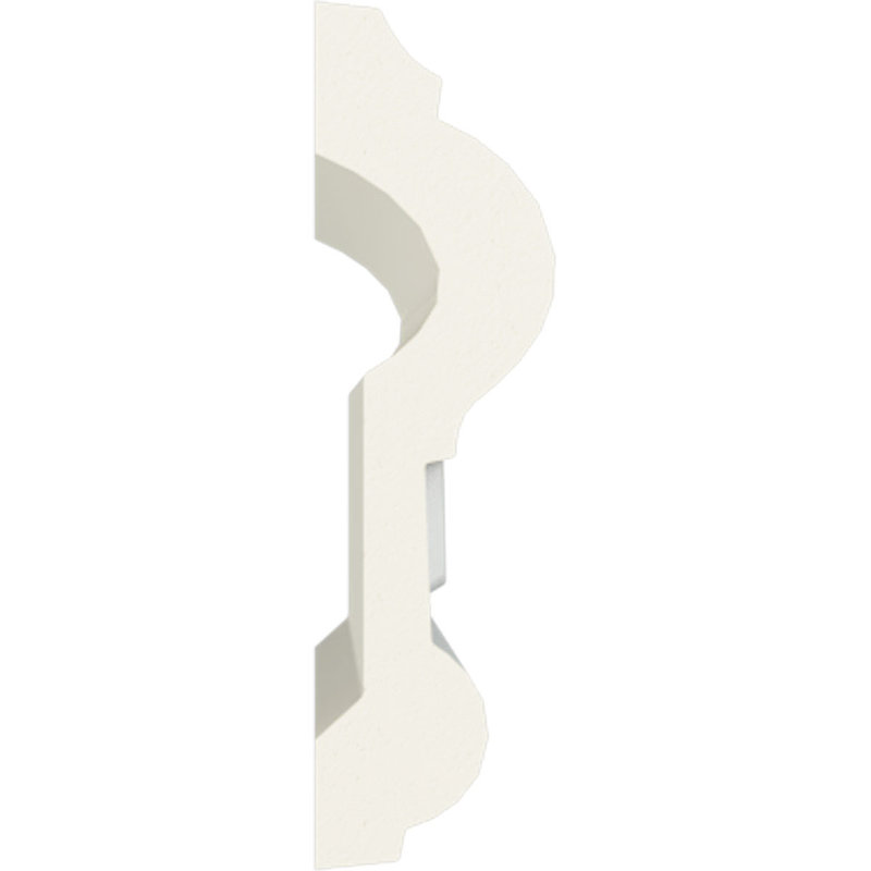 Endurathane Windsor Dentil Chair Rail, 3 1/8"H x 7/8"P x 94 1/2"L, (3/4"Repeat), Factory Primed