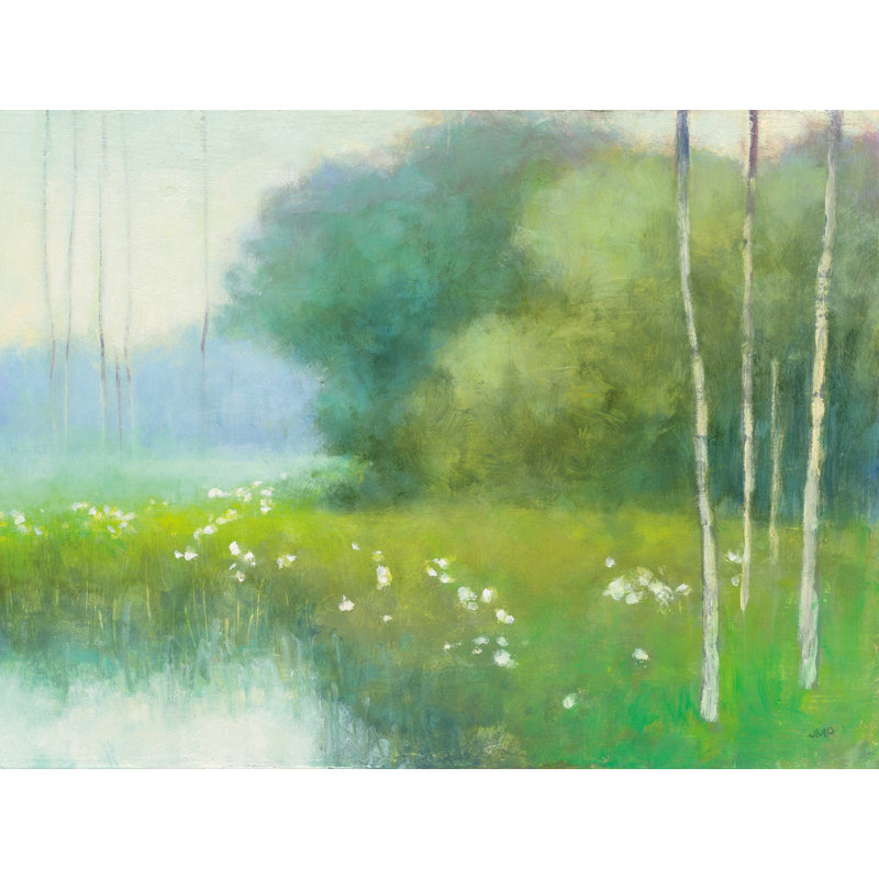 Printemps au milieu - reproduction sur toile, H 36 po x l 48 po