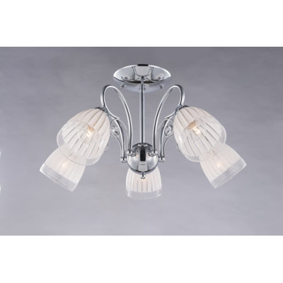 Chalkhill 5 - Light Shaded Chandelier