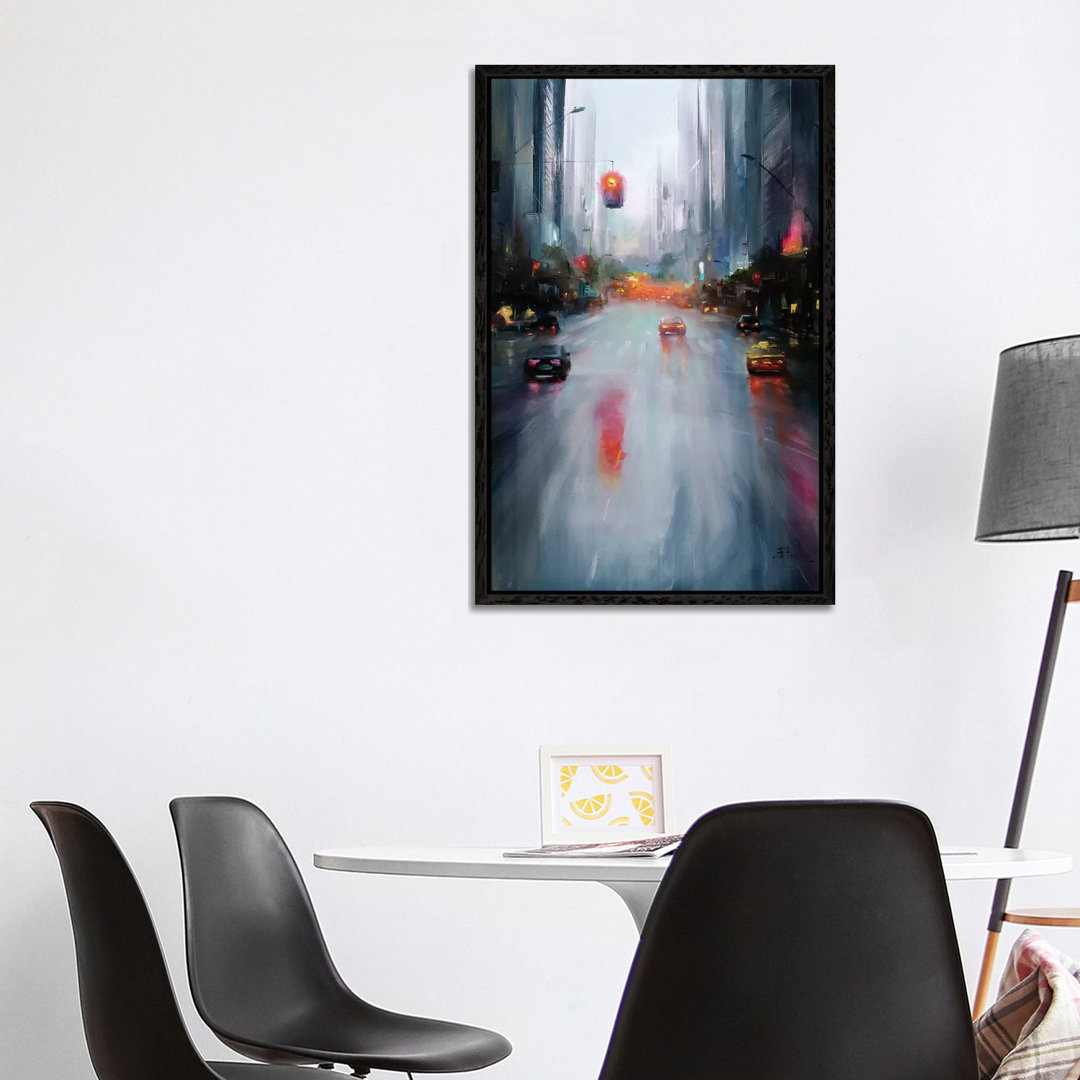 Rainy Day von Bozhena Fuchs - Galerie-verpackte Leinwand Giclée auf Leinwand