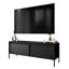 YASUMI two-door TV cabinet, matte black-159646734