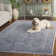 Tapis gris foncé / crème Calidia