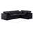Itala Velvet L-Shaped Sectional Reversible-94482404