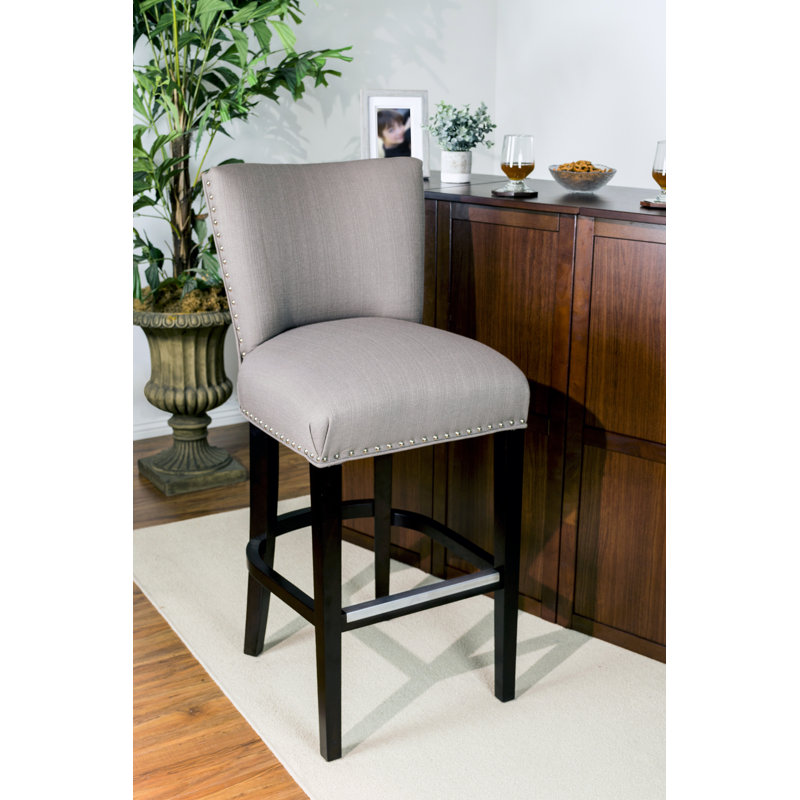 Stephenson Upholstered Counter Stool, Dolphin
