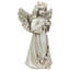 Statue ange lumineuse DEL tenant un cœur - 11,75 po