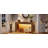 59" Farmhouse Console Table With Vertical Slat Legs For Hallway, Living Room & Small Spaces