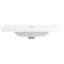 Lavabo en résine blanc brillant 30 po pour salle de bain - et un style charmant dans une performance durable et un design élégant
