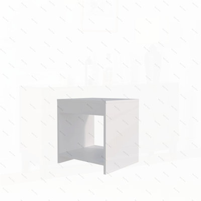 Nightstand with Open Storage