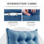 Sit-up Back Comfort Button Tufted Decorative Headboard Back Support Throw Pillow, Accent Body Pillow for Side Sleepers-1458572198-1458572218