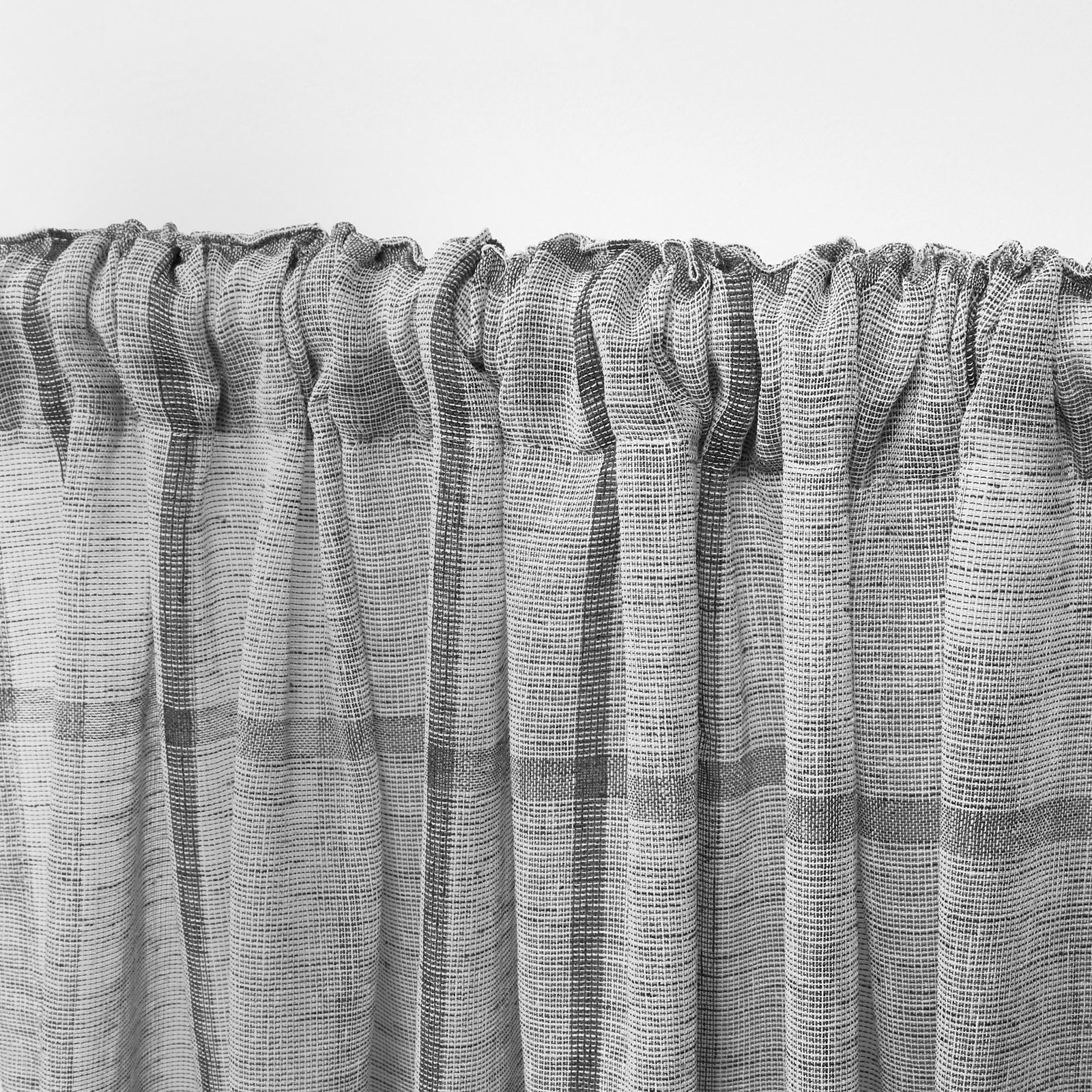 Lauren Ralph Lauren Rubin Sheer Curtain Panel, Black, 54" x 96"