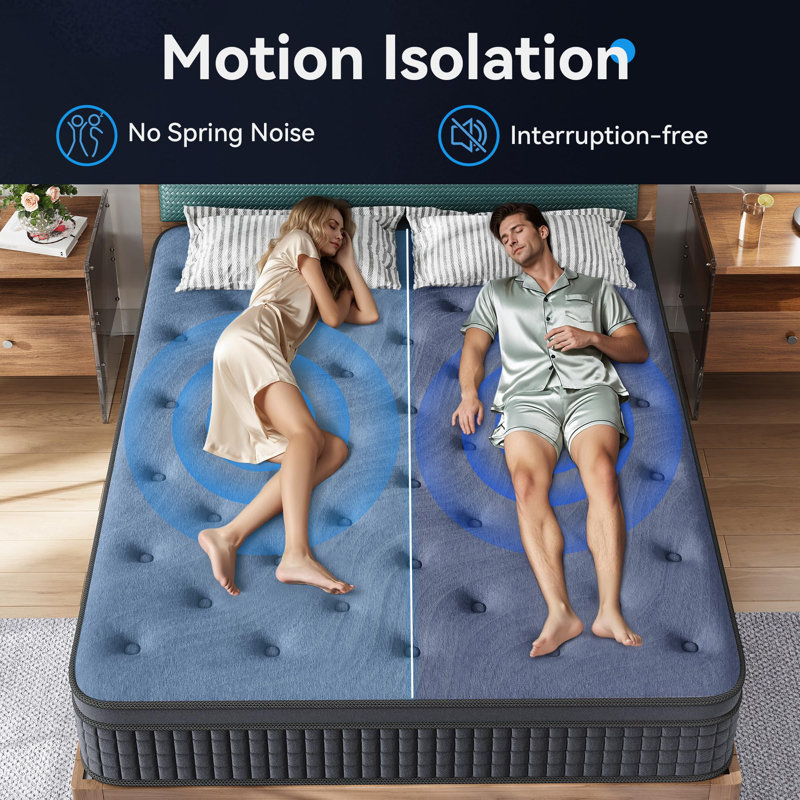 Matelas en mousse viscoélastique 12 ", Lit double