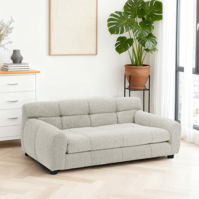 38-Inch Beige Dog Sofa Bed, Suitable For Small To Medium-Sized Dogs. This Pet-Friendly Sofa Is Made Of Easy-To-Clean Fabric And Is Convenient To Use.