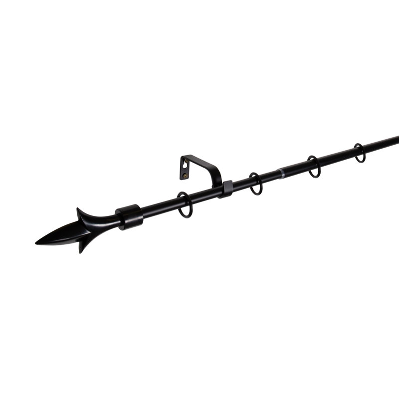 Move Curtain Pole Set, Black