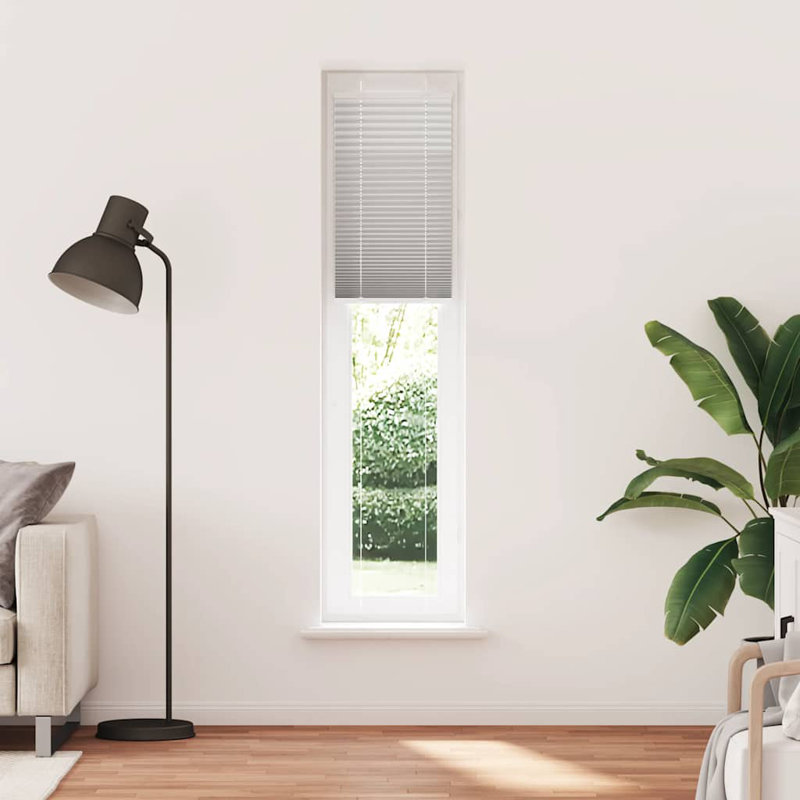 17 Stories Zebra Blind Sand Brown 120X150 Cm Fabric Width 115.9 Cm Polyester, Light Grey, 45cmW x 200cmL