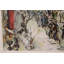 Collection Nifao, Marc Chagall, peinture de scènes bibliques de l'exode, encadrée sur papier par Marc Chagall, peinture 36 x 19