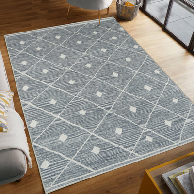 Wyatt & Ash Seta Machine Washable Imagine Printed Chenille Rugs 1-Piece