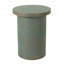 Table d'appoint de patio ronde en ciment