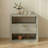 Hanzel Modern Minimalist Nightstand With Textured Finish & Open Storage Shelf-501094119