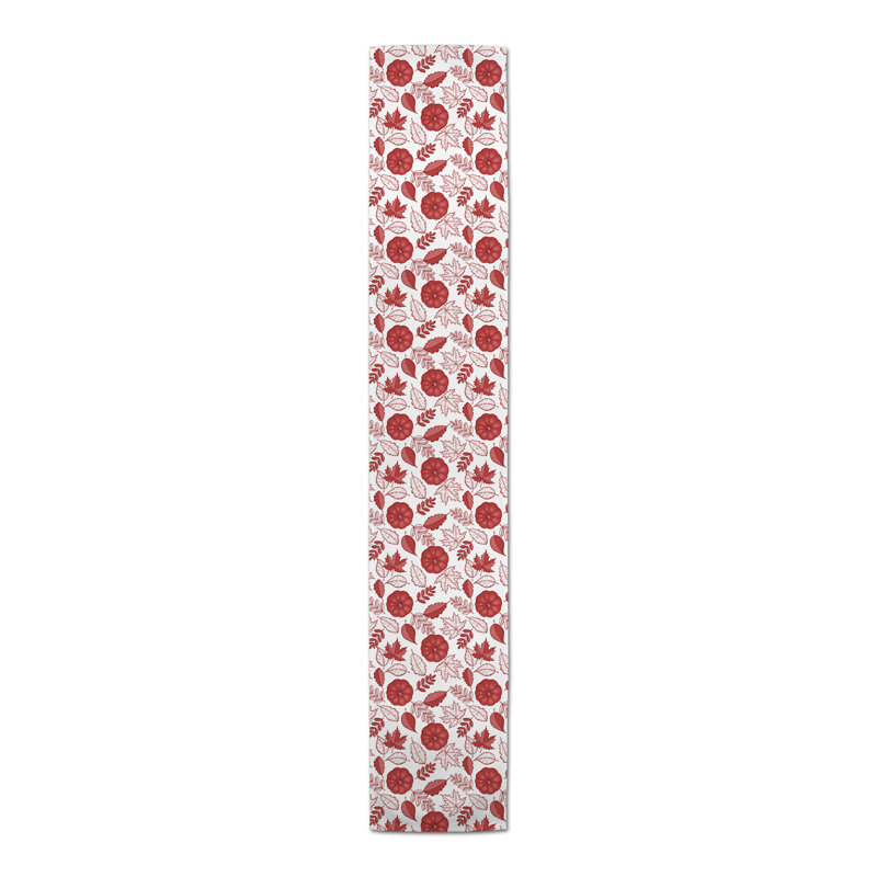 Chemin de table Safira, 90 po x 16 po, Rouge