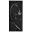Sahiry Satin Black 15cm H Integrated LED Outdoor Sconce