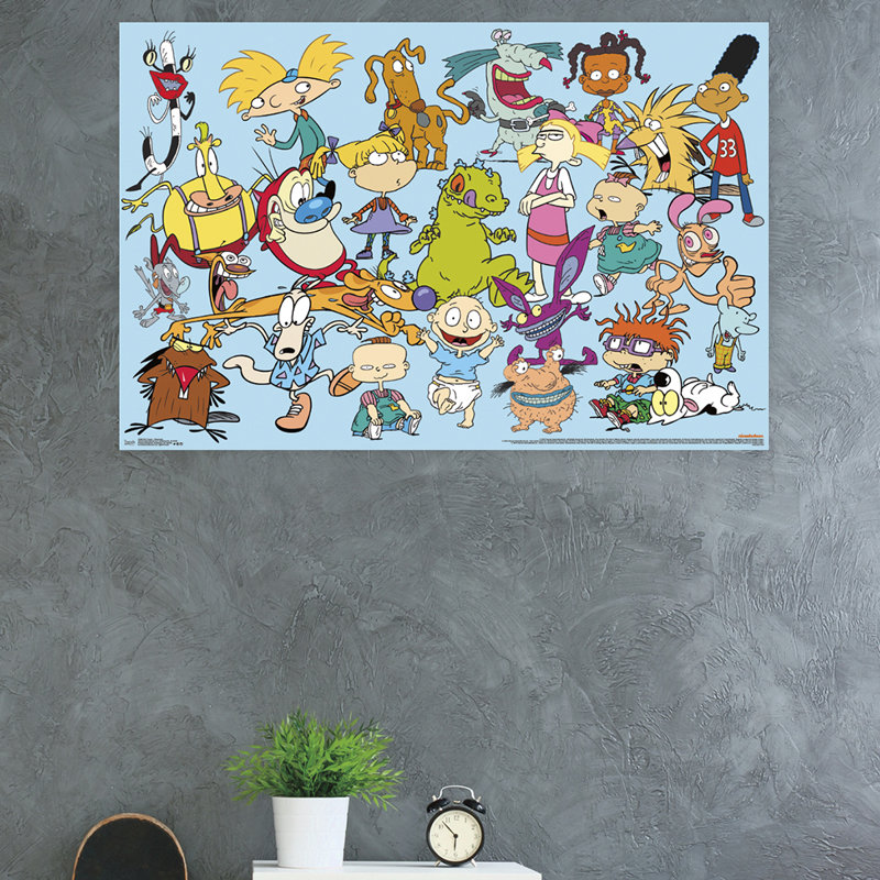 « nick toons-characters », impression sur papier