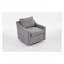 Fauteuil d'appoint pivotant en tissu Elacqua-106588602