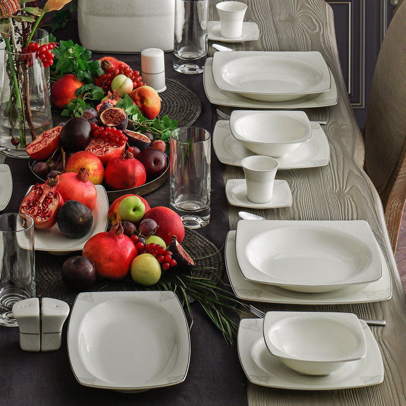 Service de table 85 pièces, service pour 12 Cowden