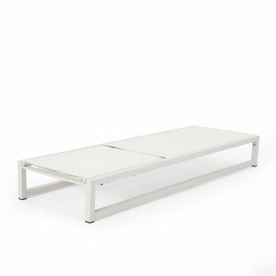 Chaise Lounge With 5 Reclining Positions, Outdoor Patio Lounge Chairs With Aluminum Frame And Mesh