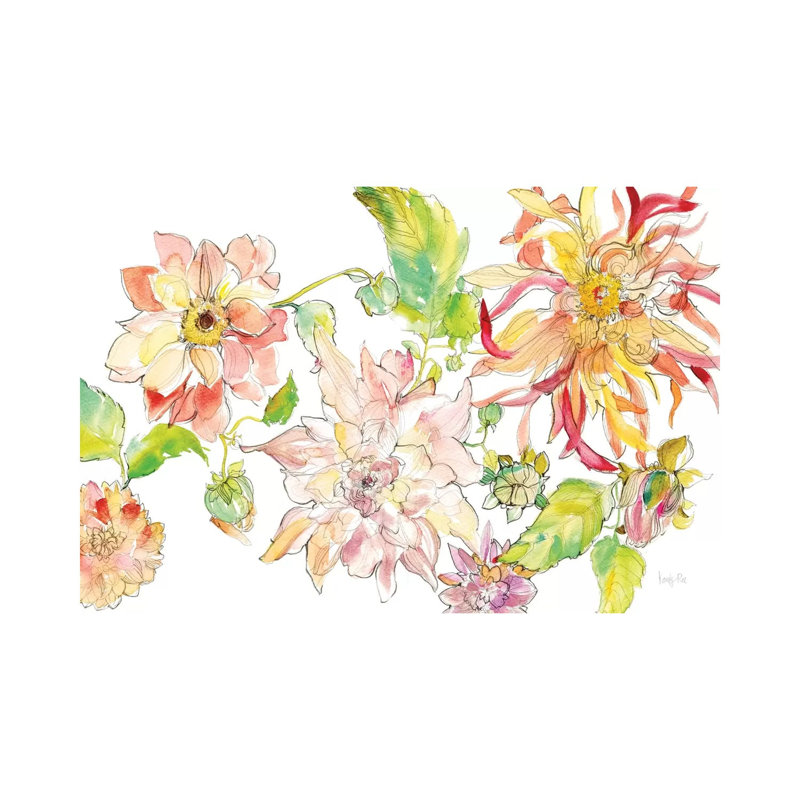 Dahlia Delight Of The Day I by Kristy Rice - Wrapped Canvas Print, 66.04 cm H x 45.72 cm W x 1.91 cm D