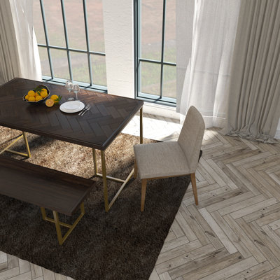 Embarcadero Solid Wood Bench