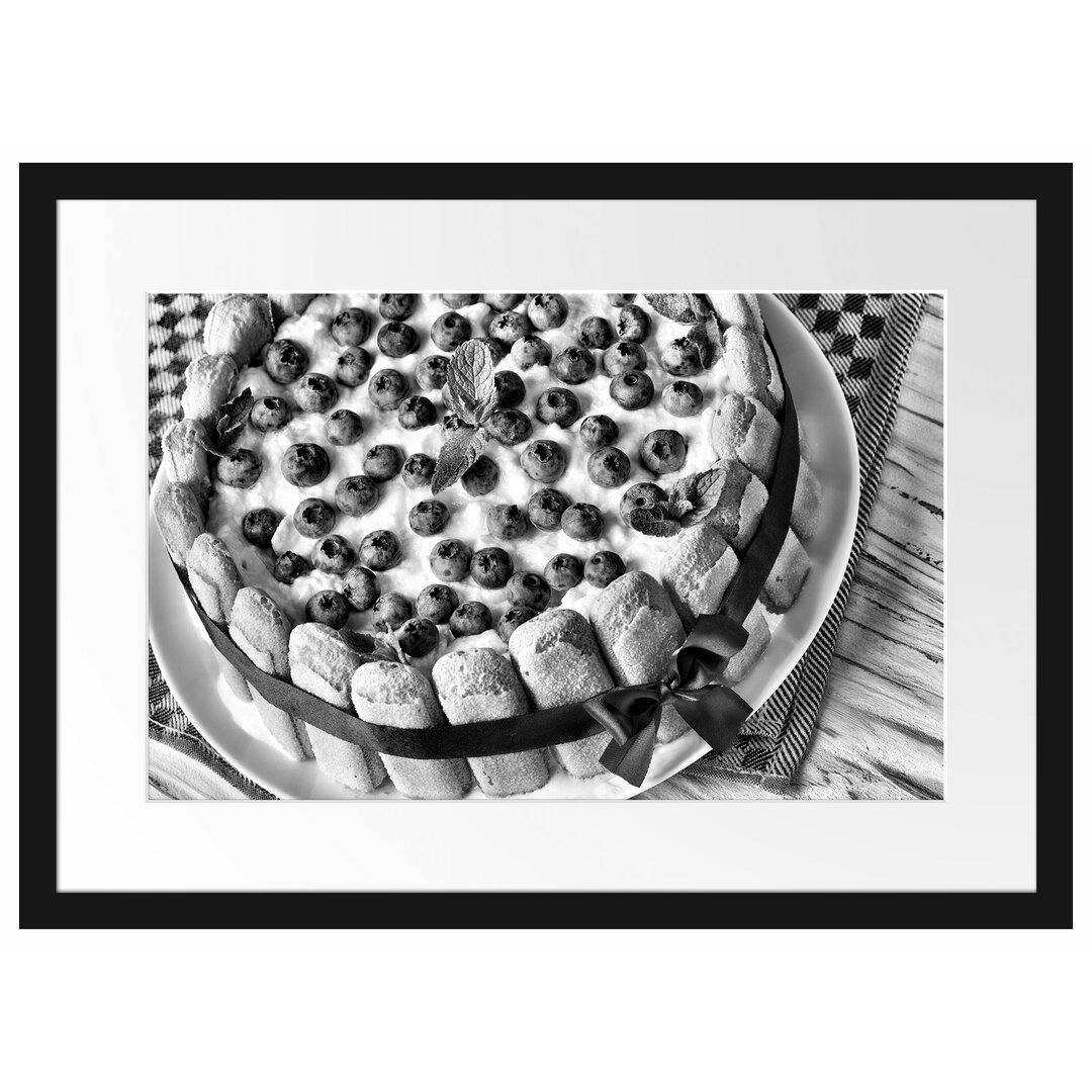 Gerahmtes Poster Obsttorte