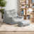 Grey Faux Leather