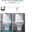 Siège de bidet allongé pour toilette