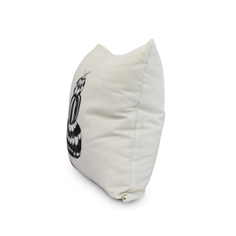 Housse et insert de coussin carré Witches Brew, 16 po x 16 po, Blanc
