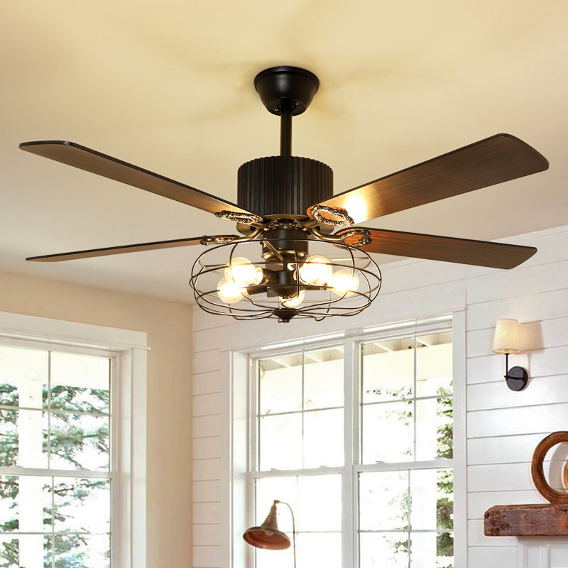 Elyis 52'' Ceiling Fan with Light Kit