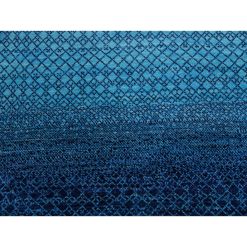 Sawda One-of-a-Kind Rectangle 9'1" X 11'8" New Age Area Rug in