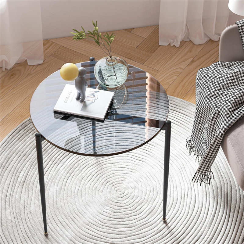 Table de bout Azjah, Gris