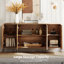 Classeur en bois de 61,6 po de largeur avec tablettes Aadham-1759752306