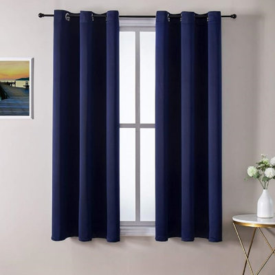 Siffre Pair Eyelet Blackout Window Curtains